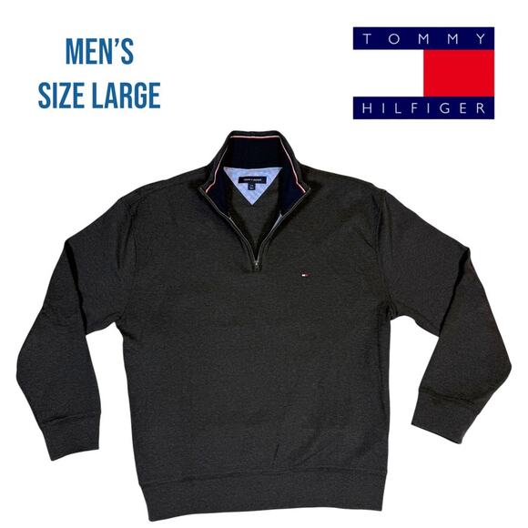 Tommy Hilfiger Other - Tommy Hilfiger Men's Large 1/4 Zip Pullover Sweatshirt - Pre-Owned, Excellent